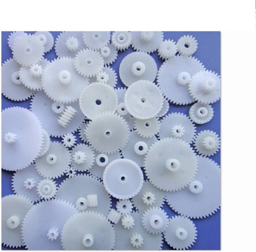 58PCS Small Gears Set Plastic Module 0.5 for DC Motor DIY Model Toys...