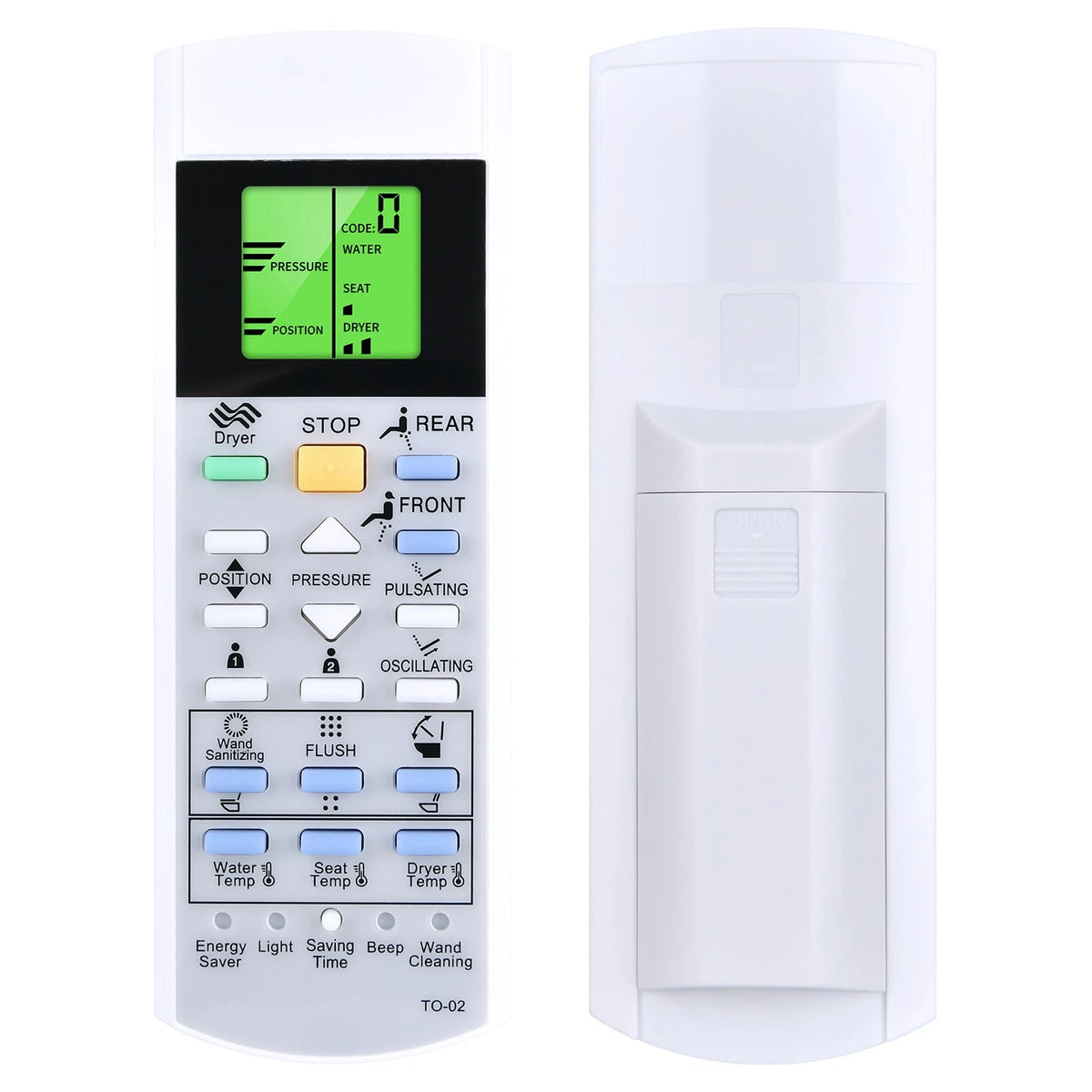 Remote Control For TOTO Washlet Bidet Toilet Seat SW3054AT40 SW3054 TCF4911E***