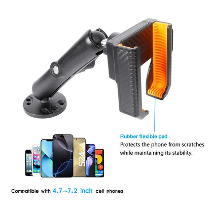 xik Universal Phone Mount Holder for Boat Car Truck Motorcycle UTV - Black