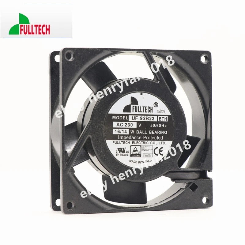 For FULLTECH UF-92B23 BTH axial fan AC 230V 92*25mm 16/14W Cabinet cooling fan