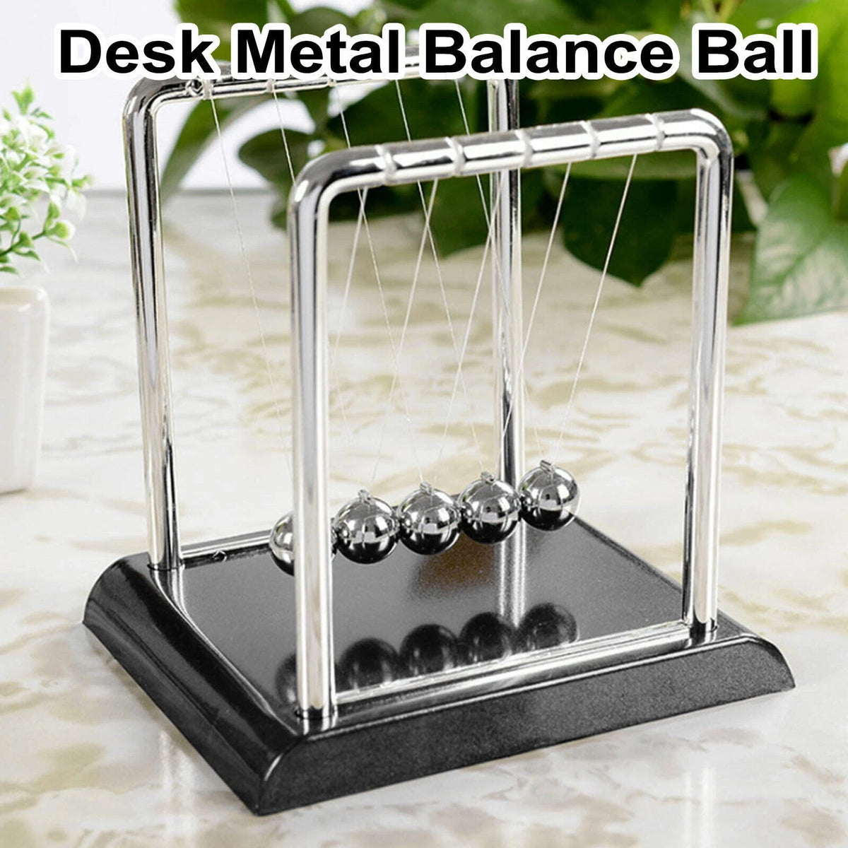 Ornament tons Cradle Steel Balance Ball Physics Science Pendulum Desktop