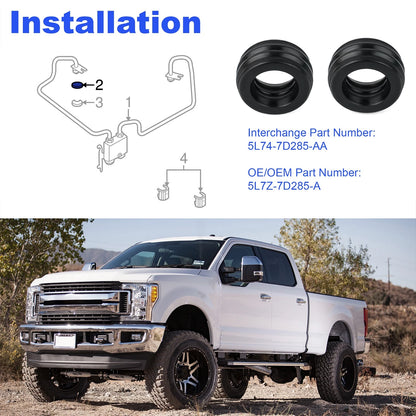 5L7Z-7D285-A Transmission Oil Cooler Line Seals For Ford 2007–2024 (x2)