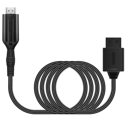 USB Cable Line For HDTV Monitor Display Wii To HDMI Adapter HD 720P/1080P