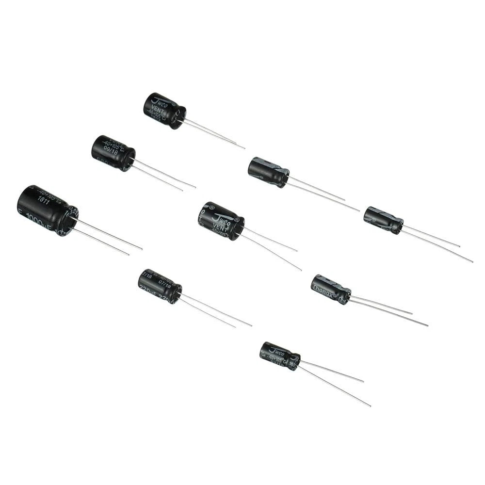 BOJACK 24Value 630pcs Aluminum Electrolytic Capacitor Assortment Box Kit...