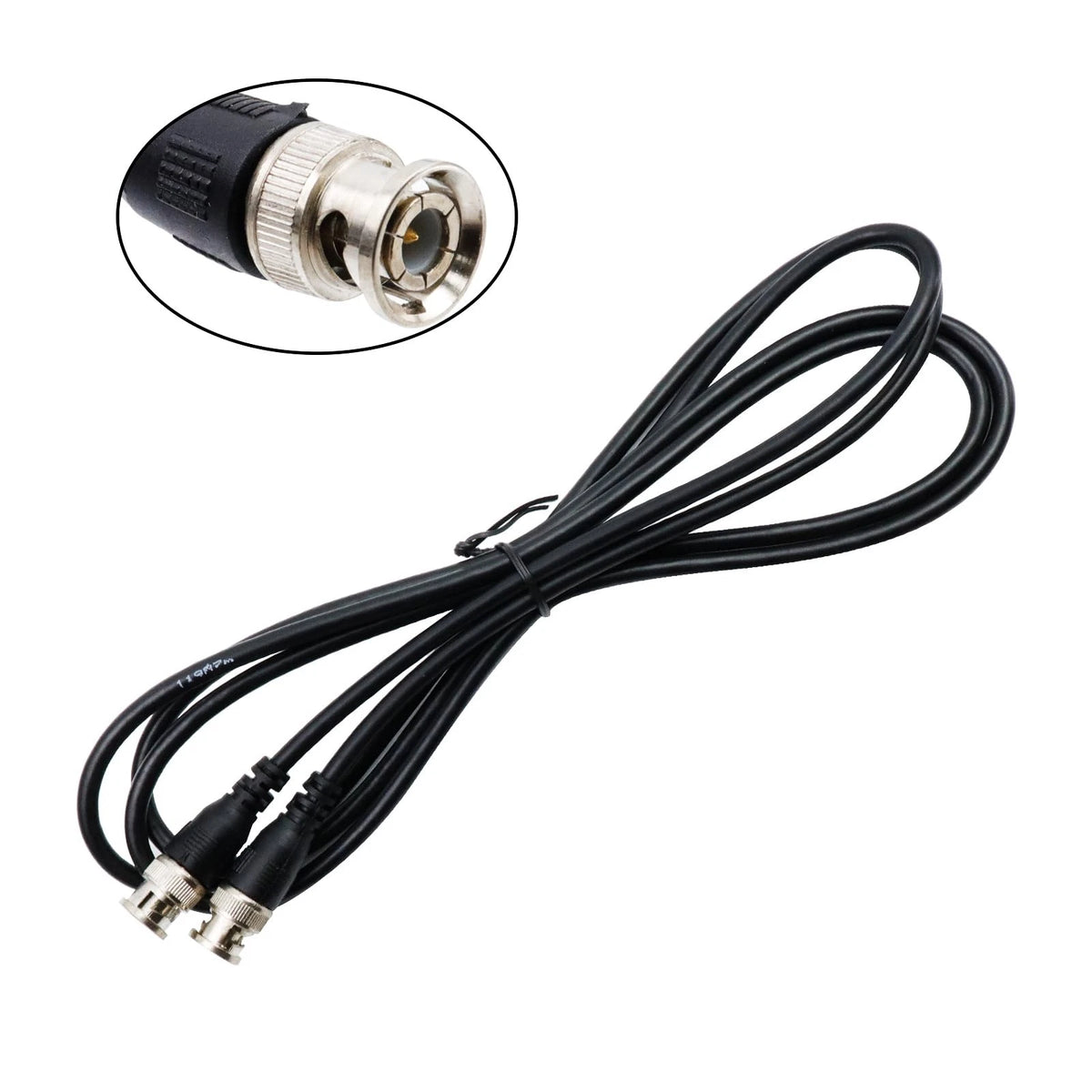 Antrader 10pcs RG58 6 Feet 50-Ohm BNC Male to Coaxial 6 Feet, Black