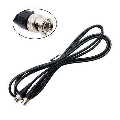 Antrader 10pcs RG58 6 Feet 50-Ohm BNC Male to Coaxial 6 Feet, Black