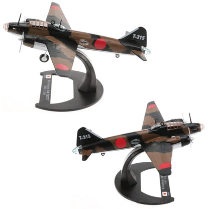 17cm Alloy 1/144 Scale WWII G4M Betty Bomber Airplane Model Plane Toy Gift Decor