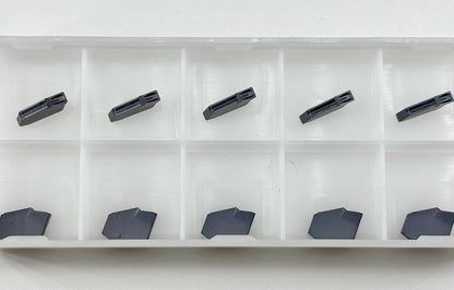 GTN-2 SP200 Carbide Grooving Inserts for CNC Lathe, PVD Black, 10pcs