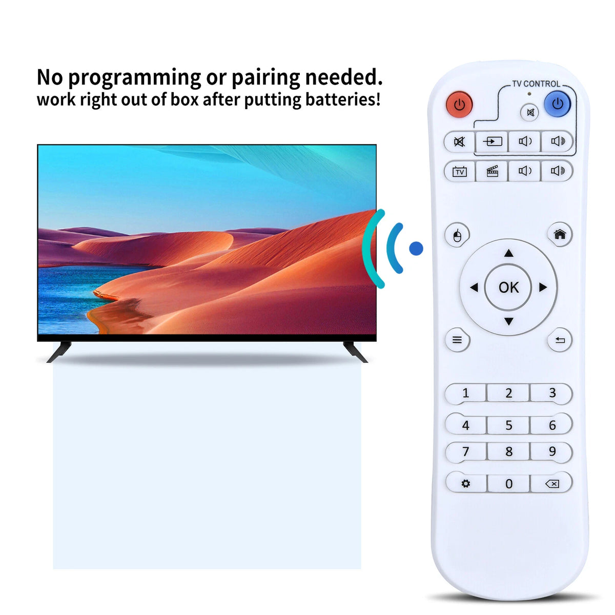 Replacement Remote Control For BTV B8 B9 B10 B11 x 2.4G