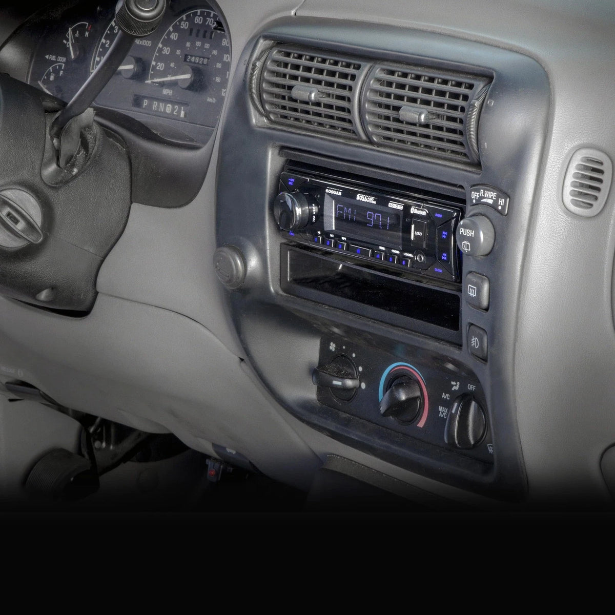 Scosche FD1327B Single DIN Dash Kit Compatible with Select 1995-11 black