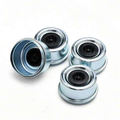 4Pcs 2.44" For Dexter Dust Cap Maintenance Kit w/ Rubber Plug & 4 Spare Plugs
