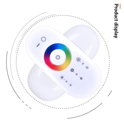 RGB LED Strip Light Remote Controller 2.4GHz RF Wireless Touch Screen DC12/24V