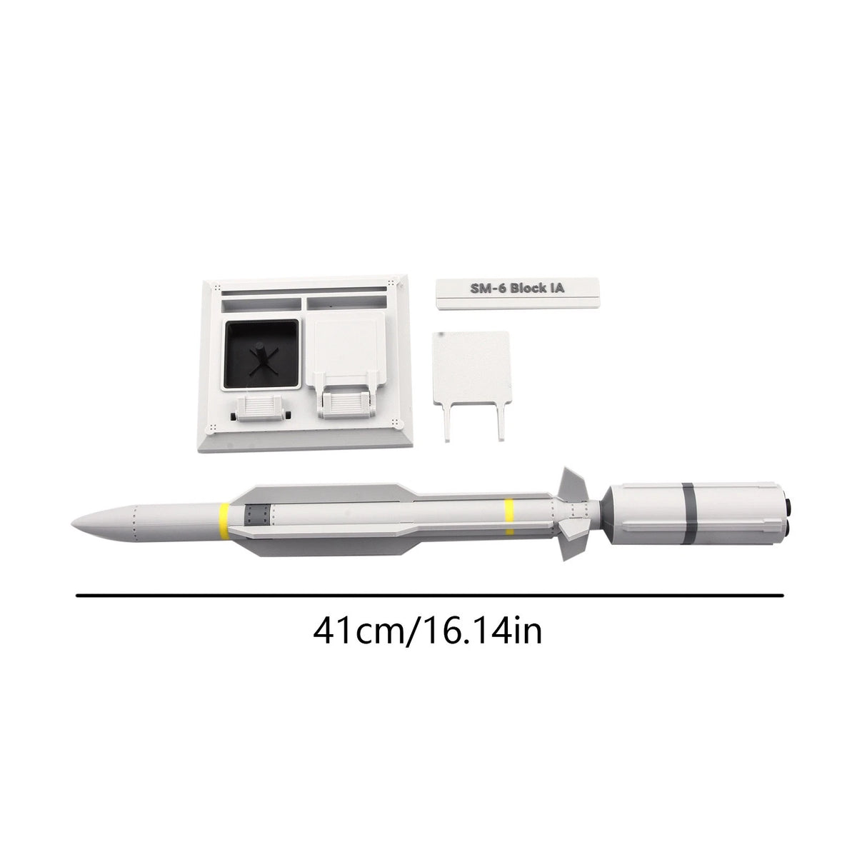 US Navy Missile-6 SM-6 Shipborne Air Defense 1/18 Scale 41cm PLA Plastic Model