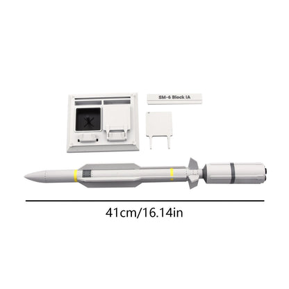 US Navy Missile-6 SM-6 Shipborne Air Defense 1/18 Scale 41cm PLA Plastic Model