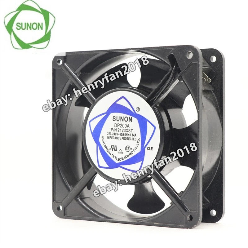 SUNON Fan DP200A P/N 2123XST Axial Fan 220/240V 50/60Hz 0.14A Cooling Fan