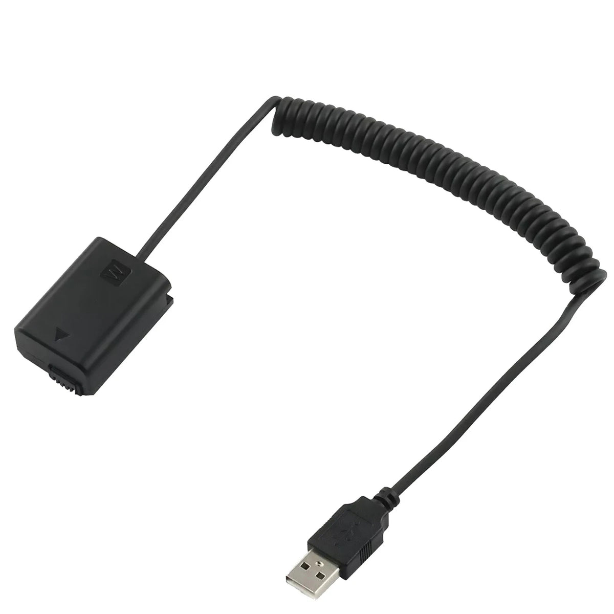 NP-FW50 Dummy Battery Adapter USB Cable for Sony A7, A7R, A7S, A7M Accessory