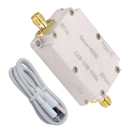 10M-6GHz RF Amplifier High Gain Driver Receiving Amplifier for GPS Receiver 40dB