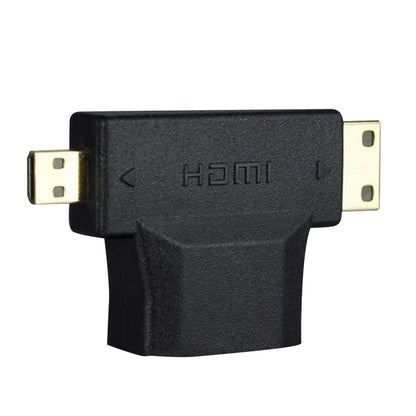 1 Pcs HDMI Female to Mini Micro HDMI Male Adapter Durable Replacement Connector