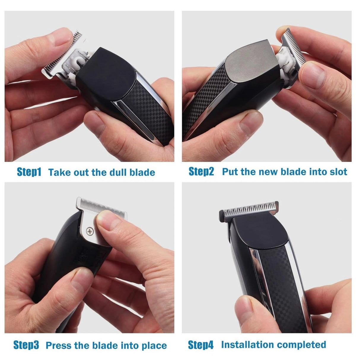 Detachable Trimmer Blade 02144 Carbon Steel For Wahl Replacement 9864SS 9686