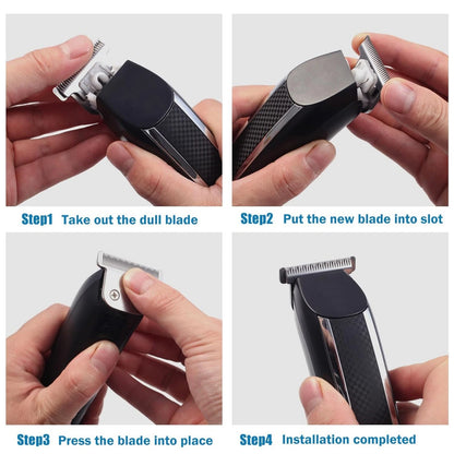 Detachable Trimmer Blade 02144 Carbon Steel For Wahl Replacement 9864SS 9686