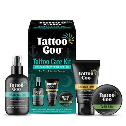 Tattoo Goo Aftercare Kit, 3 Piece Set, 3