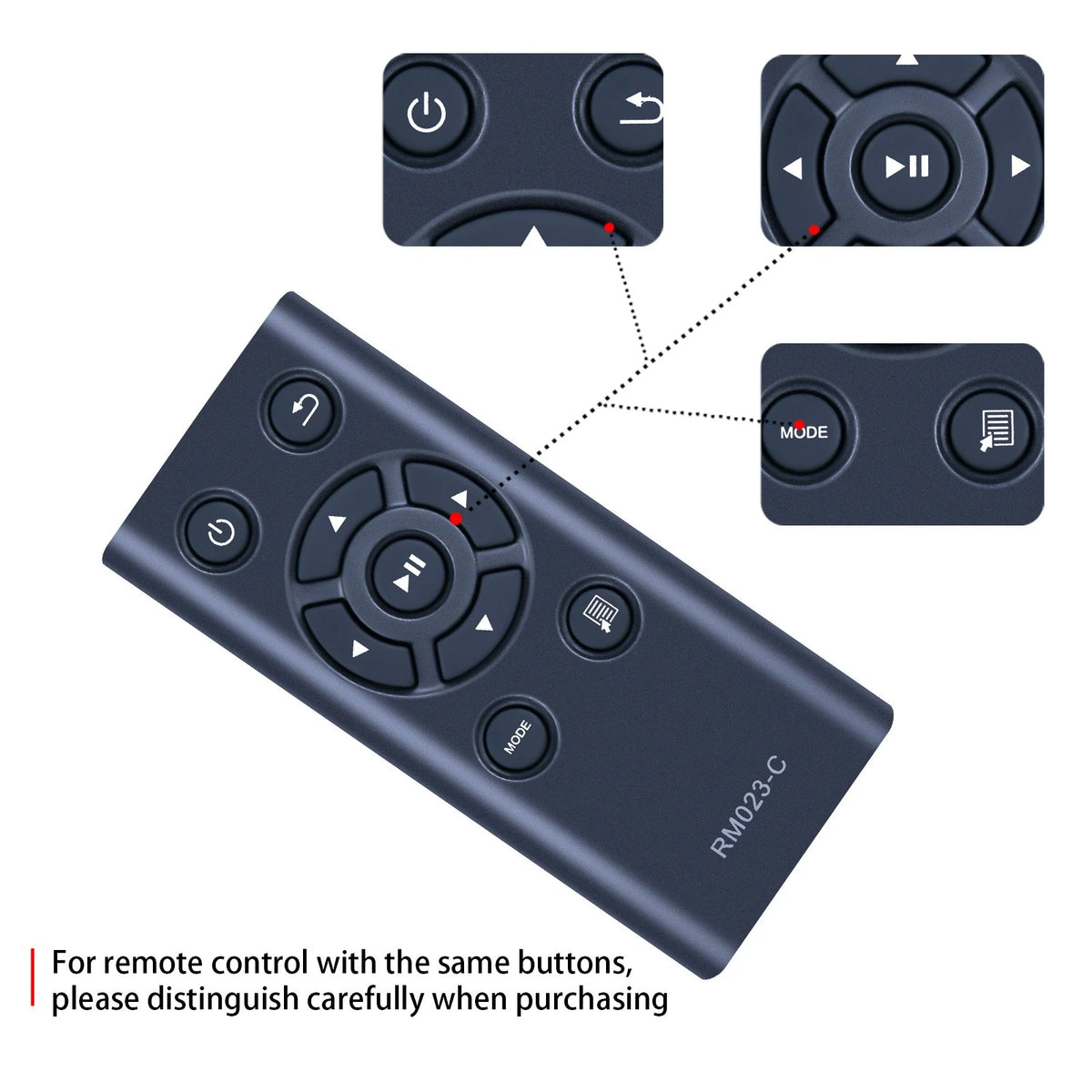 Remote Control For Aluratek ADMPF108F,ViewSinic VFM886-50E,VFM836-54,VFM823-50