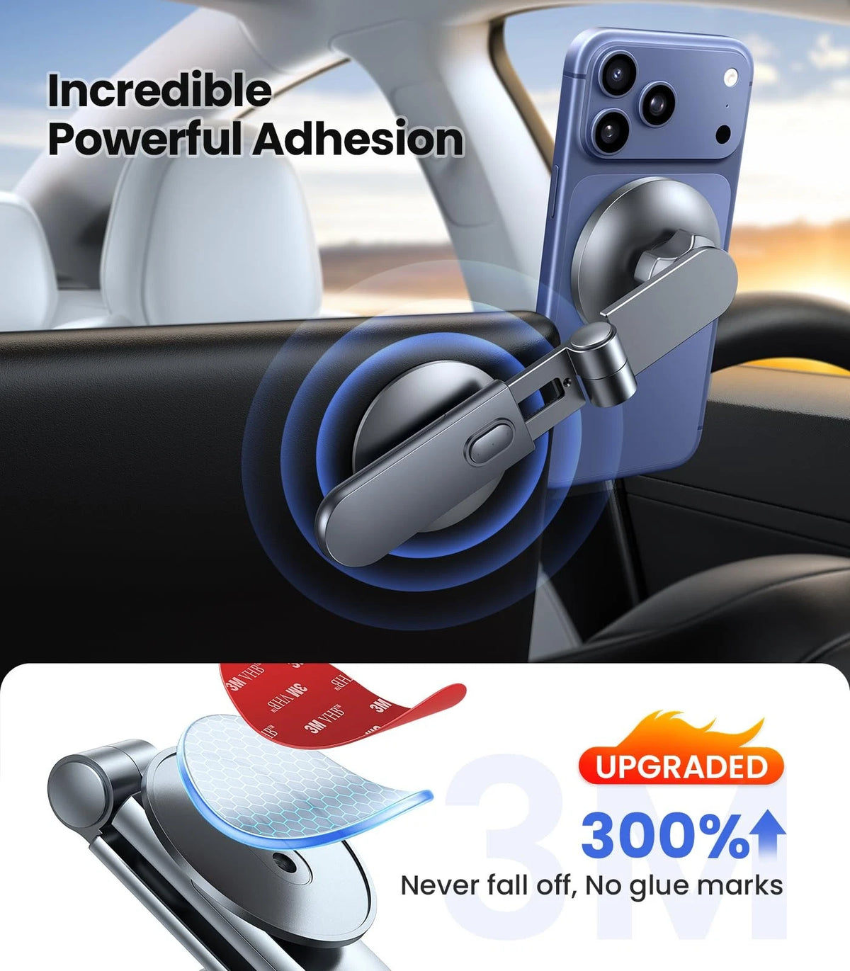 VICSEED Tesla Phone 6 inches (L) x 1 inch (W) x 6 (H), Pearl White