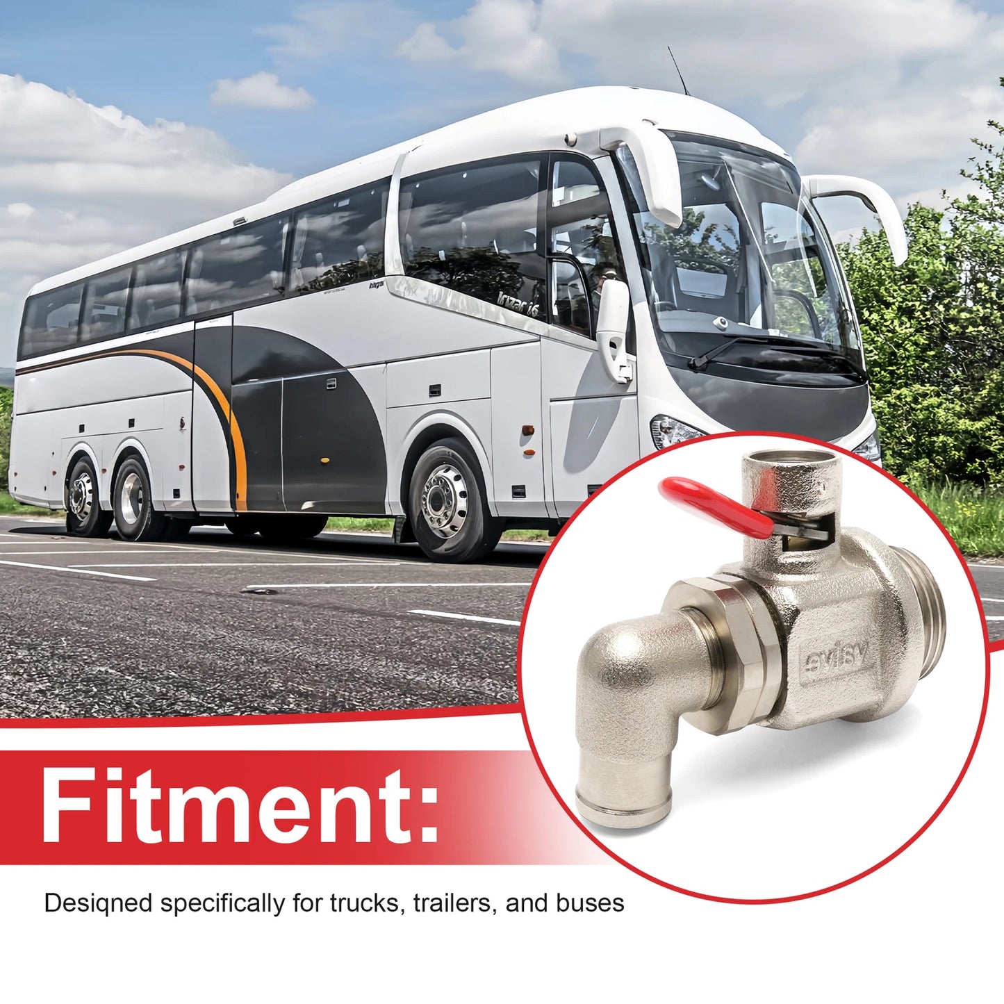 Engine Oil Drain Valve (27mm-2.0) & L-Shaped Hose End L-002 COMBO PACK