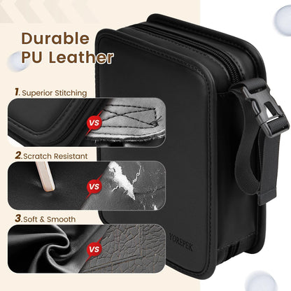 YOREPEK Golf Gifts for Dad, Accessories Kit with Leather Case Black