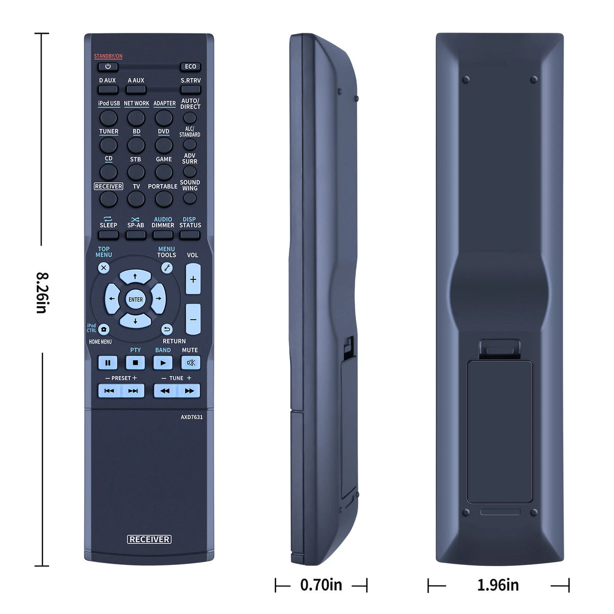 AXD7631 Remote Control For Pioneer AV Receiver VSX-S300-K VSX-S300 VSX-S300-S