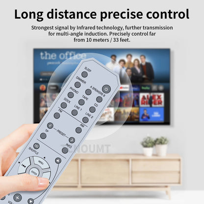 RAX23 WV50020 Remote Control For Yamaha Audio Receiver R-S300 R-S300BL