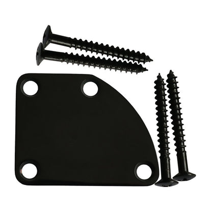 4-Hole Electric Guitar Neck Plate Cutaway Neck Joint Plate for Strat Tele Bass d