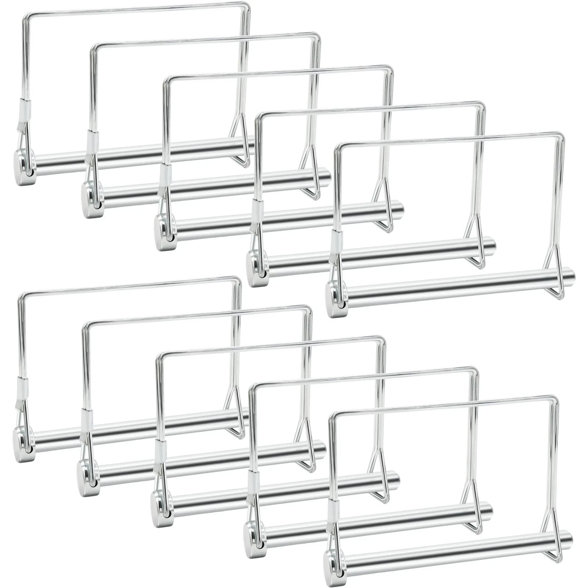10 Pcs 5/16 Inch Trailer Coupler Pin Square 4 Long x 4