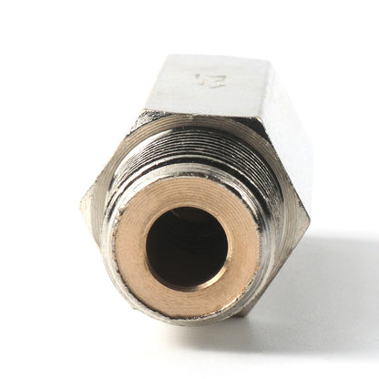 92833 3/8" Female To 3/8" Male NPT Check Valve, Nickel Plated Brass