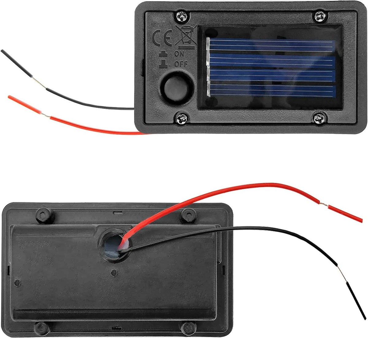 Battery Box, Solar Lantern Light Replacement Parts Top for Outdoor 4PCS