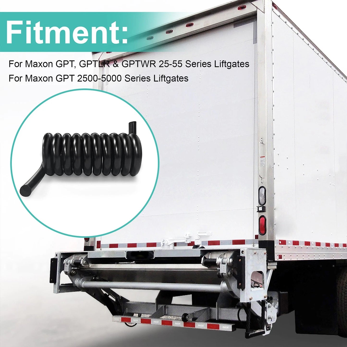 ‌226363-02 Liftgate Torsion Spring LH , Driver Side for Maxon GPT, GPTLR & GPTWR