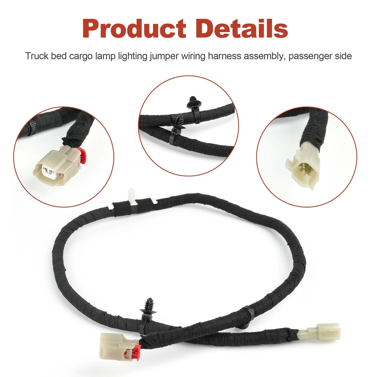 Truck Bed Light Jumper Harness For Ford F-150 2021-2025 ML3Z-14A411-D