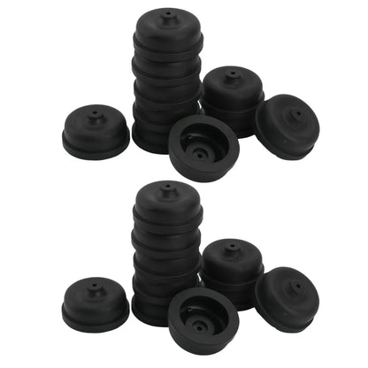WaigN 20Pcs Black Aquarium Diaphragm Air Pump Accessories EPDM Rubber