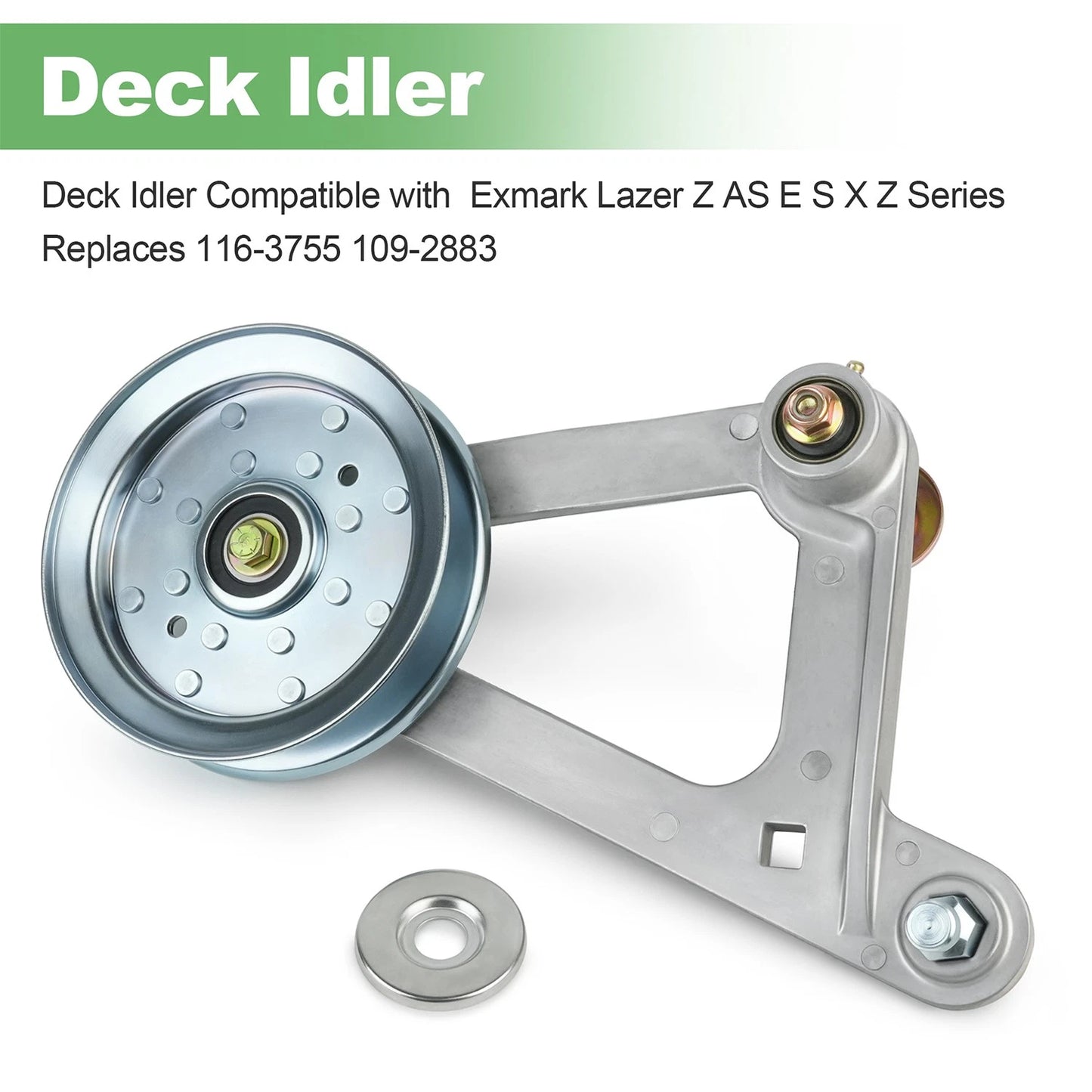 Deck Idler Fits Exmark Lazer Z AS E S X Z Series Replaces 116-3755 109-2883