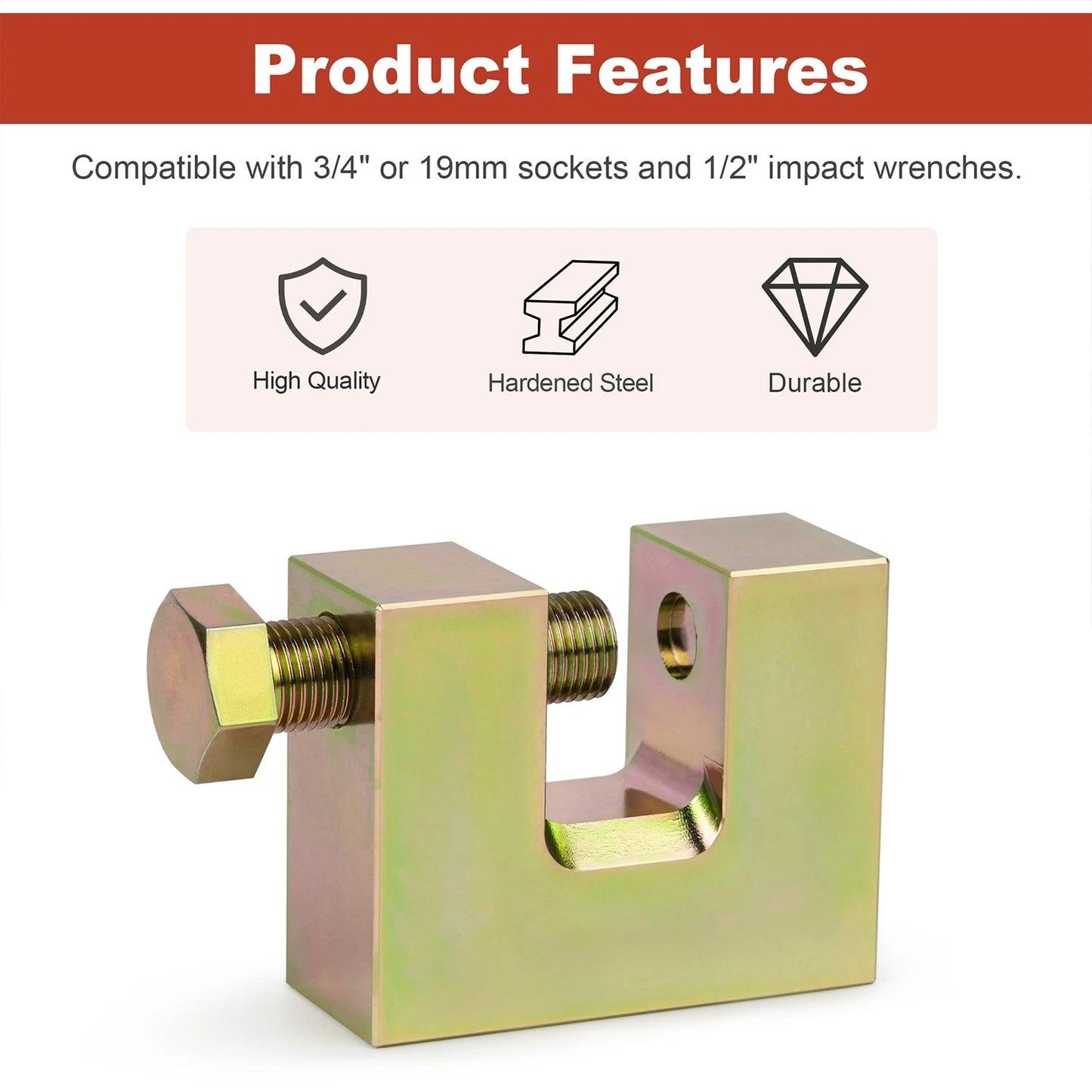 SPR Rivet Insert Tool 21960 | Compatible with 1/2" Drive Impact Wrenches