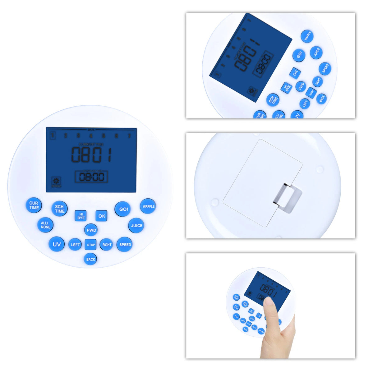 Remote Control For BobSweep Bobi Pet Robotic Vacuum Cleaner White
