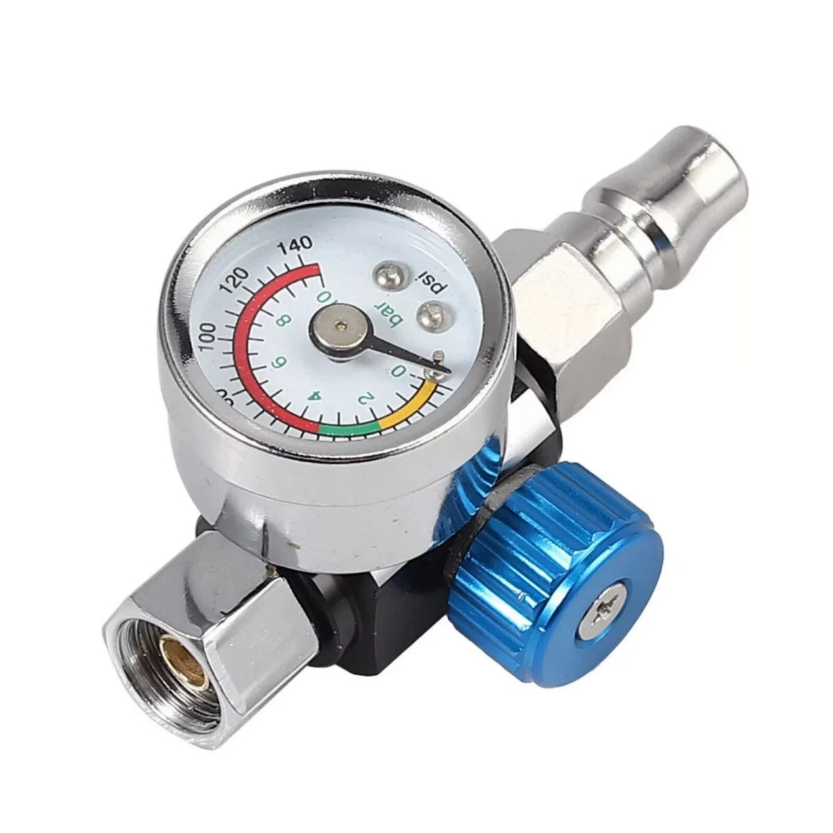 Durable 1/4" Air Pressure Regulator for Spray Gun with G1/4 Thread Connection