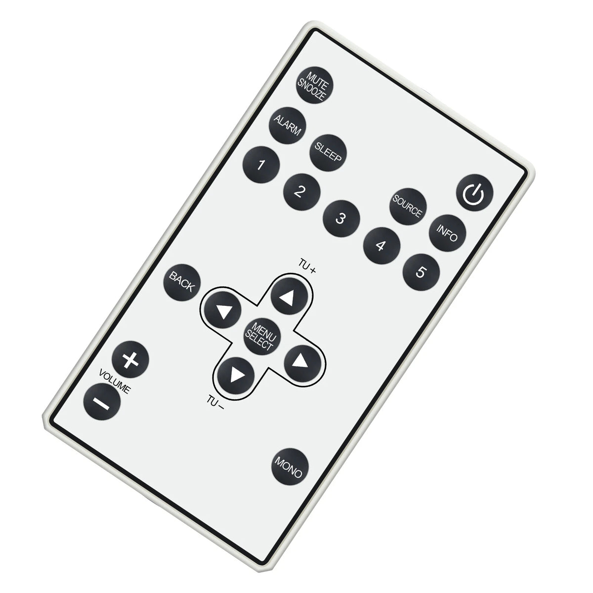 For Tivoli Audio PAL+ PALPRWHT Replacement Remote Control