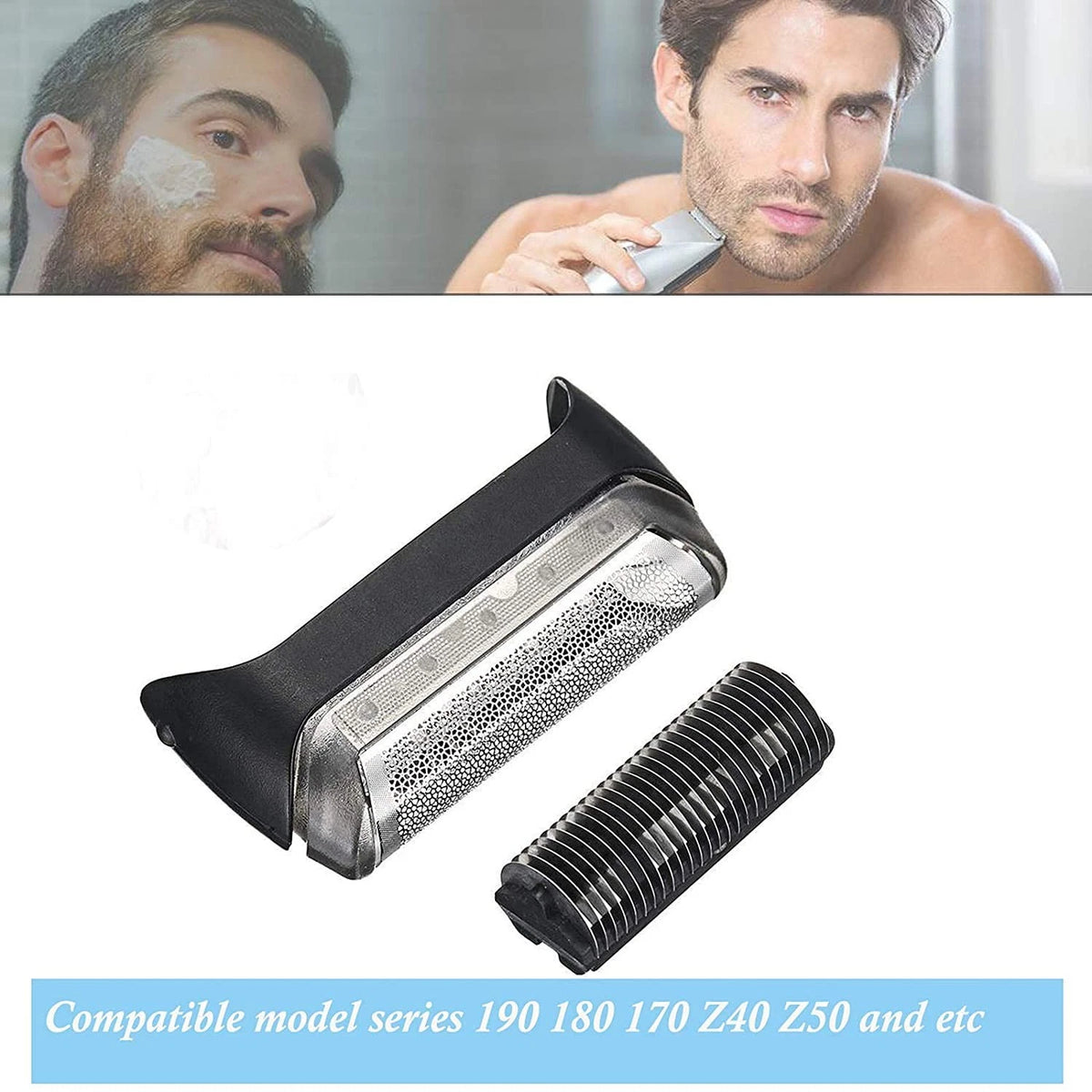 2026 Upgraded 10B Replacement Foil & Cutter 1 Count (Pack of 1), Black