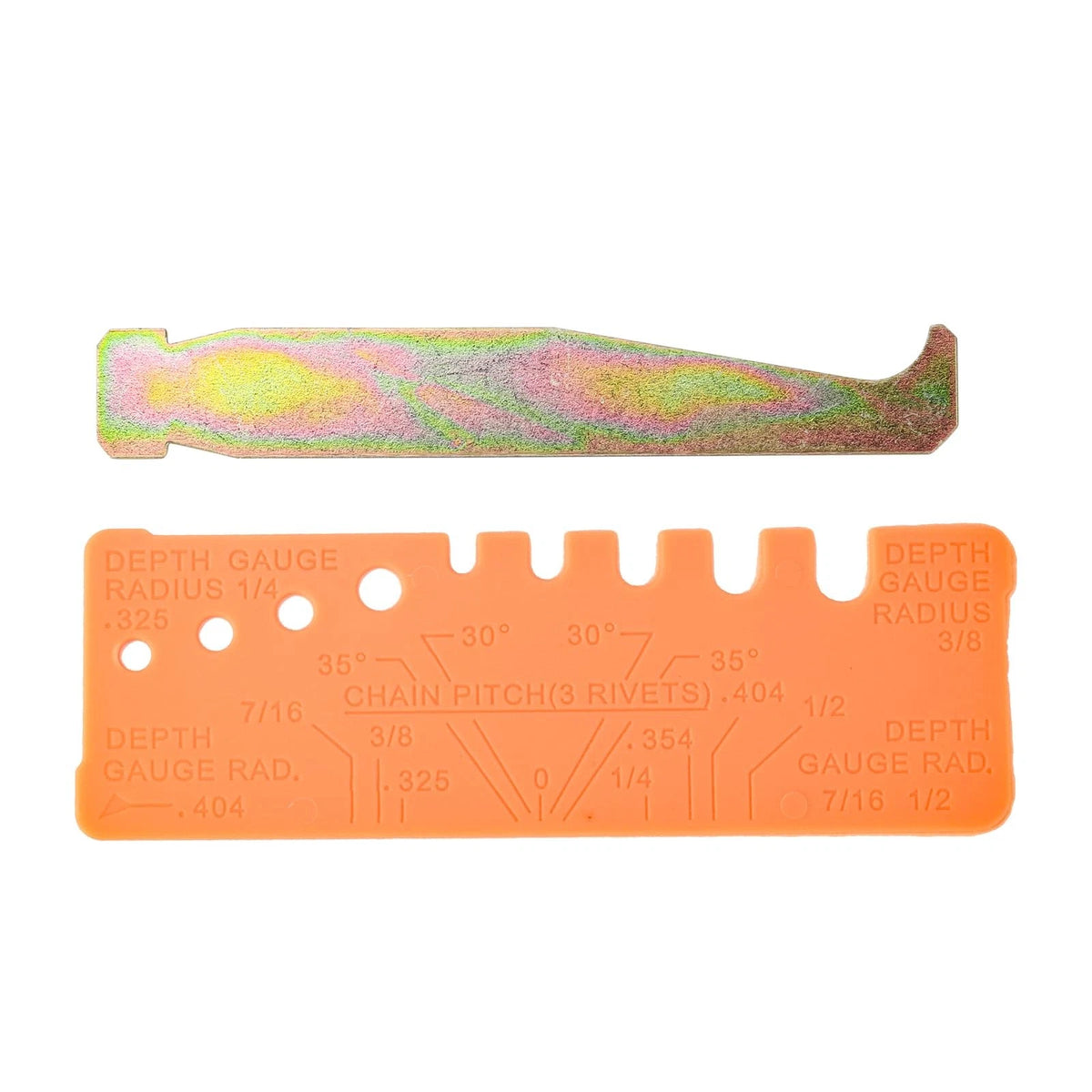 11PCS Universal Chainsaw Sharpener Tool, Chain Sharpening Kit Orange