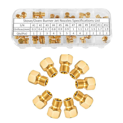 36PCS 6 mm Diameter Gas Range Stove Oven Orifice Conversion Kit For Butane Gas