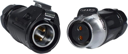 10AWG 2 Pin Power Industrial Circular Connector，for Furrion,Solar 40cm/1.3ft
