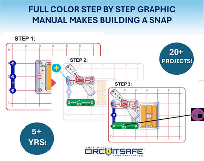 Snap Circuits Beginner, Electronics 11.7 x 2 x 7.4 inches, Beginner