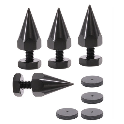 4Pack Iron AMP Studio Monitor Stand Feet/Base M6 Thread Speaker Isolation Spike