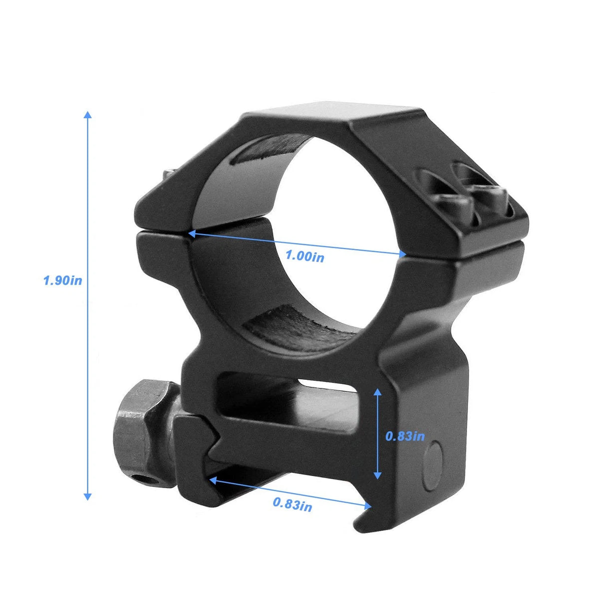 Modkin Rifle Scope Rings, Medium Profile Mounts for Picatinny Rail (1...
